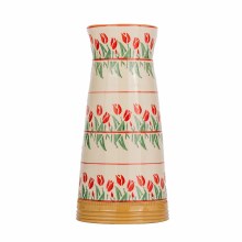 Nicholas Mosse Taper Vase Large Red Blooms