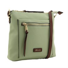Hampton Handbags Tawi Nylon Crossbody Bag Mint