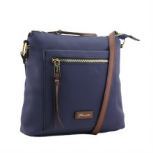 Hampton Handbags Tawi Nylon Crossbody Bag Navy