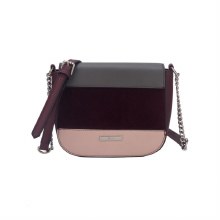 Gionni Handbags THALIA FLAPOVER CLR BLOCK BAG BURGUNDY