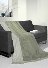 Biederlack Throw Micro Twill Olive Green