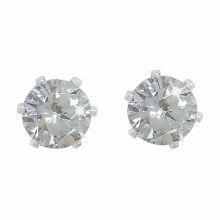 Tipperary Crystal Small Diamond Silver Earring