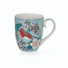 Tipperary Crystal Birdy Mug- Robin