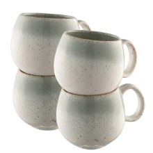 Belleek Tivoli Round Mugs - Set of 4