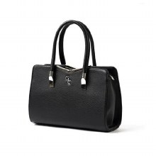 Galway Crystal Top Handle Handbag - Black