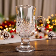 Killarney Crystal Trinity Irish Coffee Set of 2