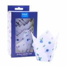 Tulip Muffin Cases Blueb 24/pk