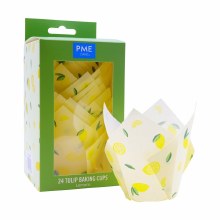 Tulip Muffin Cases Lemon 24/pk