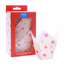 Tulip Muffin Cases Raspb 24/pk