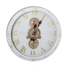 Tara Lane Wall Clock Gears Ivory 50cm