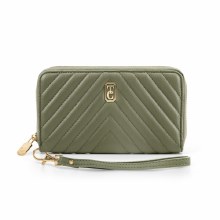 Tipperary Crystal Wallet Bordeaux Chevron Olive
