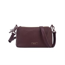 Gionni Handbags Walnut E/W Crossbody Bag Burgundy