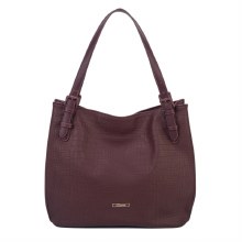 Gionni Handbags Walnut Matte Shoulder Bag Burgundy