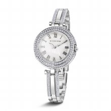 Newbridge Silverware Watch Clear Silverplated Ladies