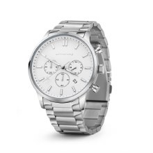 Newbridge Silverware Watch Gents White Face Chrongraph