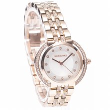 Newgrange Living Watch Rose Gold Diamonte Bezel