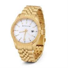 Newbridge Silverware Watch White Face Gold