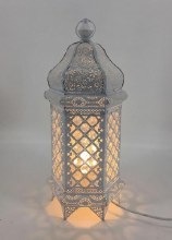 Grange Living White Moroccan Table Lamp 48cm