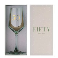 Wine Glass 50th Birthday
