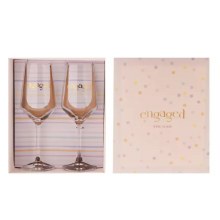 Wine Glass Pair Engaged