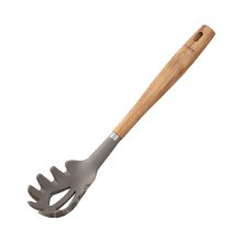Denby Wood & Silicone Spag Server Grey