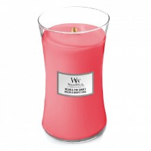 WoodWick Candles Large Jar Melon & Pink Quartz