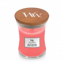WoodWick Candles Medium Jar Melon & Pink Quartz