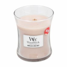 WoodWick Candles Medium Vanilla & Sea Salt