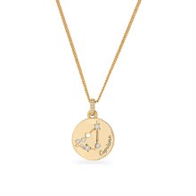 Tipperary Crystal Zodiac Gold Pendant Capricorn