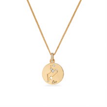 Tipperary Crystal Zodiac Gold Pendant Leo