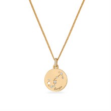 Tipperary Crystal Zodiac Gold Pendant Scorpio