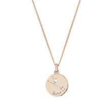 Tipperary Crystal Zodiac Gold Pendant Taurus