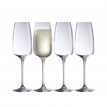 Galway Crystal Tivoli Flutes Set of 4