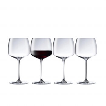Galway Crystal Tivoli Red Wine Set of 4