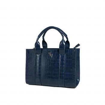 Galway Crystal Tote Med Navy GTX158