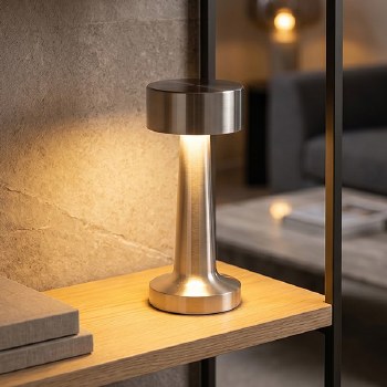 Touch Lamp LED Silver