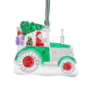 Newbridge Silverware Tractor Christmas Tree Decoration