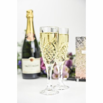 Killarney Crystal Trinity Champagne Pair Set