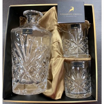 Killarney Crystal Trinity Decanter Gift Set