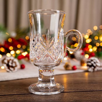 Killarney Crystal Trinity Irish Coffee Set of 2
