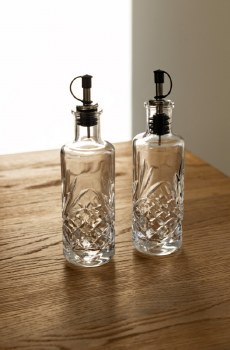 Killarney Crystal Trinity Oil &amp; Vinegar Set