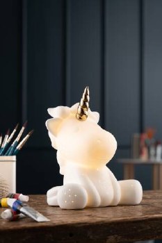 Belleek Unicorn Luminaire