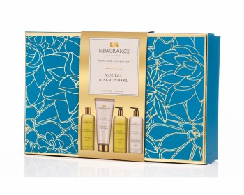 Newgrange Living Vanilla &amp; Almond Oil Luxury Body Care Set of 4