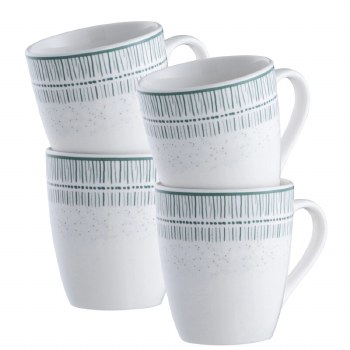 Belleek Vigo Mugs Set of 4