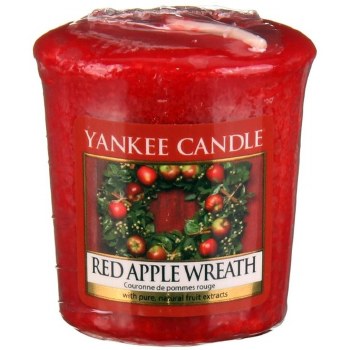 Yankee Candle Votive Candle Red Apple Wreath