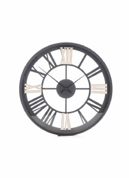 Grange Living Wall Clock Black 38cm Roman Numerals