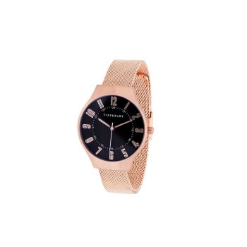 Tipperary Crystal  Watch Angelo Rose Gold and Black