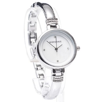 Newgrange Living Watch Silver Diamonte Bangle