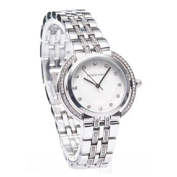Newgrange Living Watch Silver Diamonte Bezel