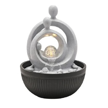 Water Feature with LED Light Ball Family